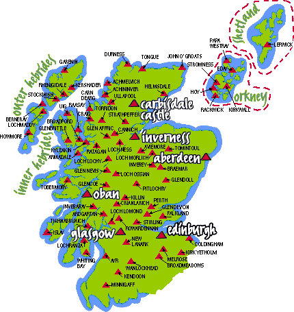 Scotland Map