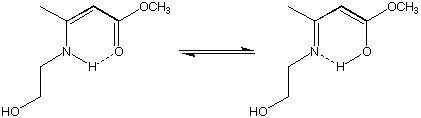équilibre entre tautomères